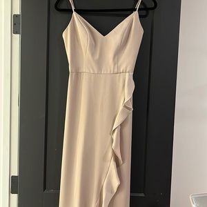 Celebrate DB dress in color biscotti (bridesmaids dress)